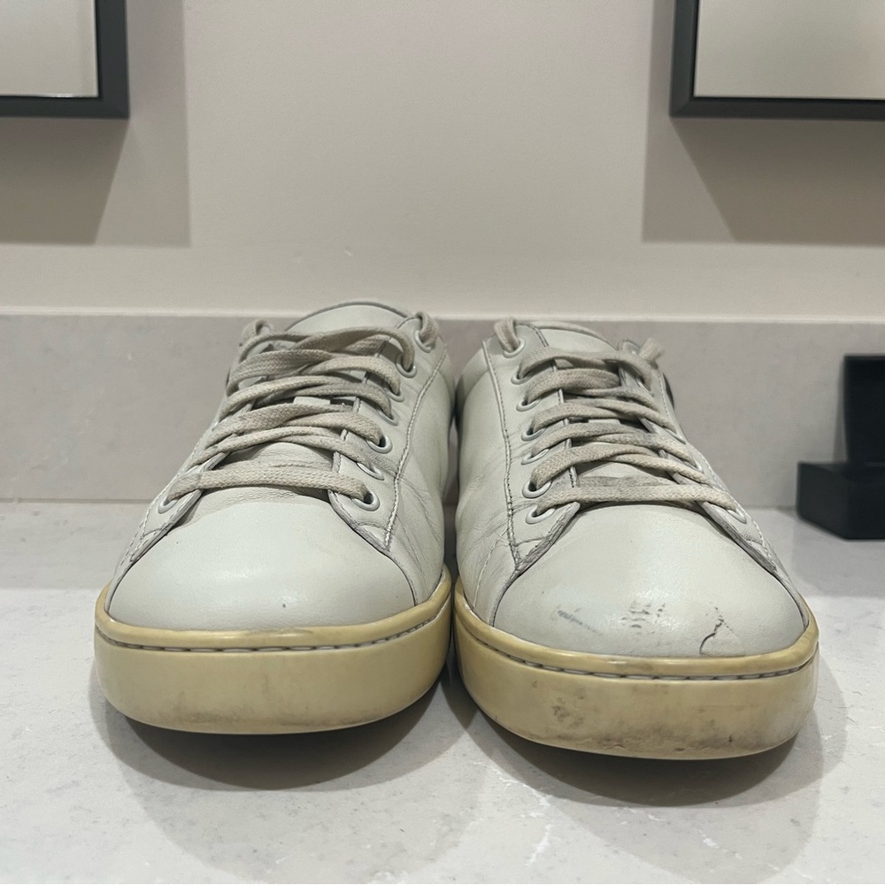 Gucci x Disney collab White and Orange Sneakers with Mickey Design, M9/W10.5 - Picture 8 of 9
